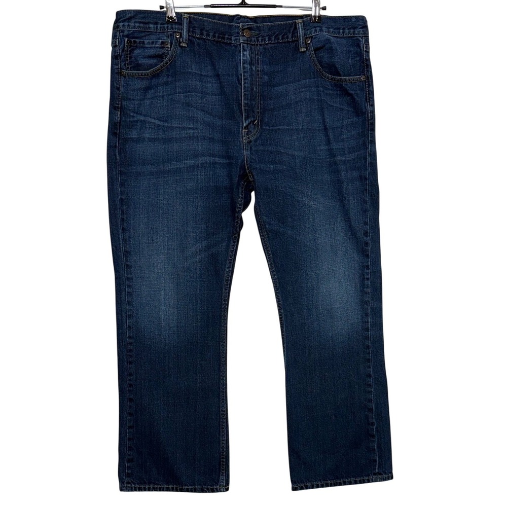 Levis 527 Jeans Mens 44x30 Blue Denim Classic Slim Bootcut Dark Wash Workwear